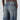 Halara Mid Rise Denim Print French Terry Casual Sweatpants Jeans with Pockets